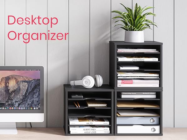 Paper Organizer Shelf for Desk