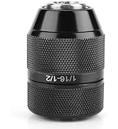 Jiawu Keyless Hand Drill Chuck, 1/2-20UNF Mount 2~13mm Self Tighten Drill Chuck for Electric Dril...