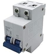 Xiaoyztan 32 Amp Dual-Pole Circuit Breaker Switch, Din Rail Mounted Home Use Circuit Breaker for ...