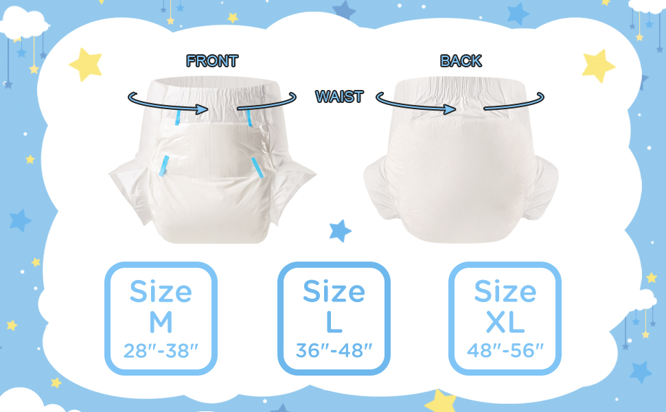 ABDry White Diapers