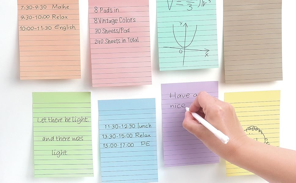 Versatile Uses: Perfect for office, school, home organization, meeting notes, or quick reminders.