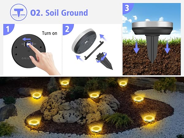 solar ground lights
