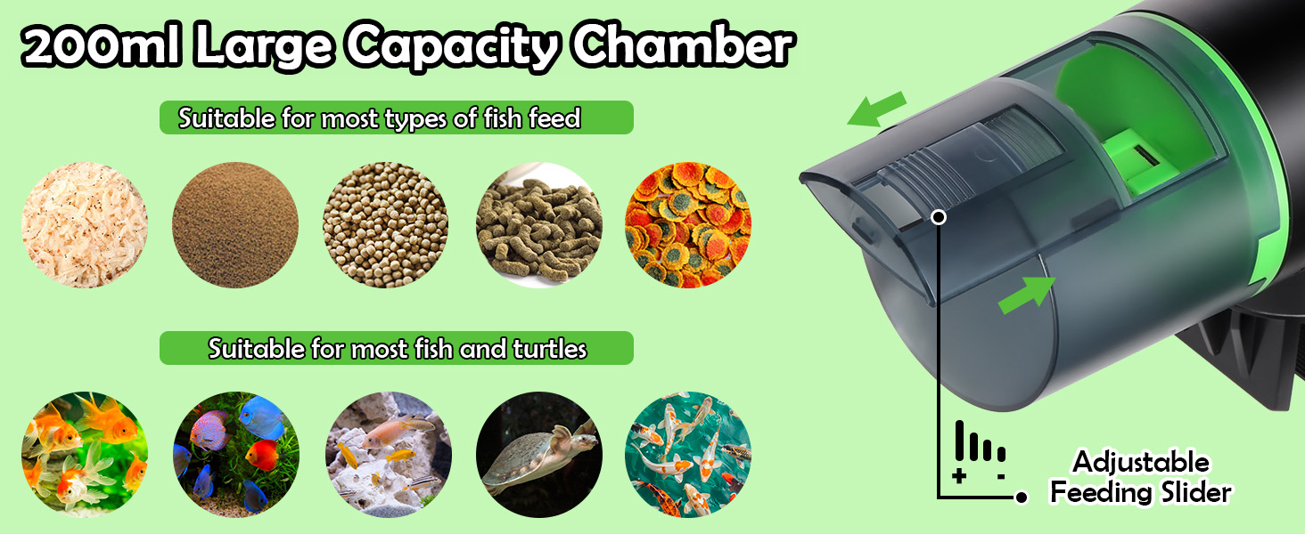 aquarium feeder dispensador de comida para peces