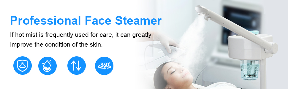 face steamer for facial deep cleaning