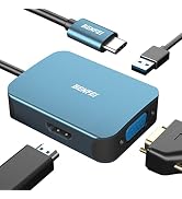 USB C HUB, BENFEI USB Type-C to HDMI VGA Adapter, USB C to USB Adapter, Compatible for MacBook Pr...