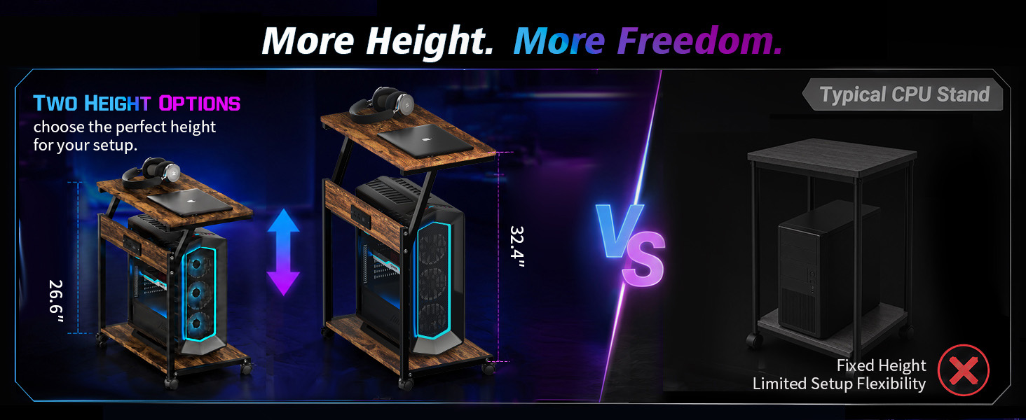 computer stand for floor