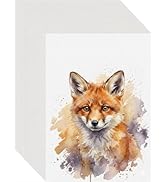Fyess 120 Sheets 5x7 Inch Watercolor Paper Bulk, 140lb/300 GSM Cotton Cold Pres White Paper Cards...