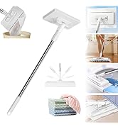 Snap Grip Mini Mop, 2026 Upgraded Disposable Dust Mop, Zero Touch Mini Mops, Convenient Cloth Cha...