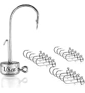 VMSIXVM Ned Rig Jig Heads, 15/25 Pack Ned Rig Baits Kit for Bass Fishing, Finesse Mushroom Shroom...