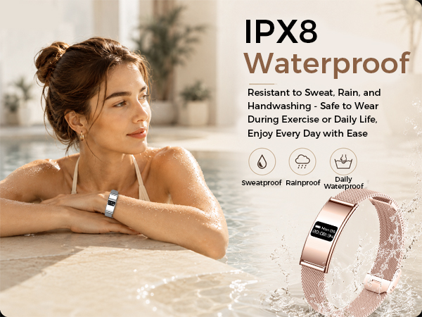 IPX8 waterproof smartwatch for daily use
