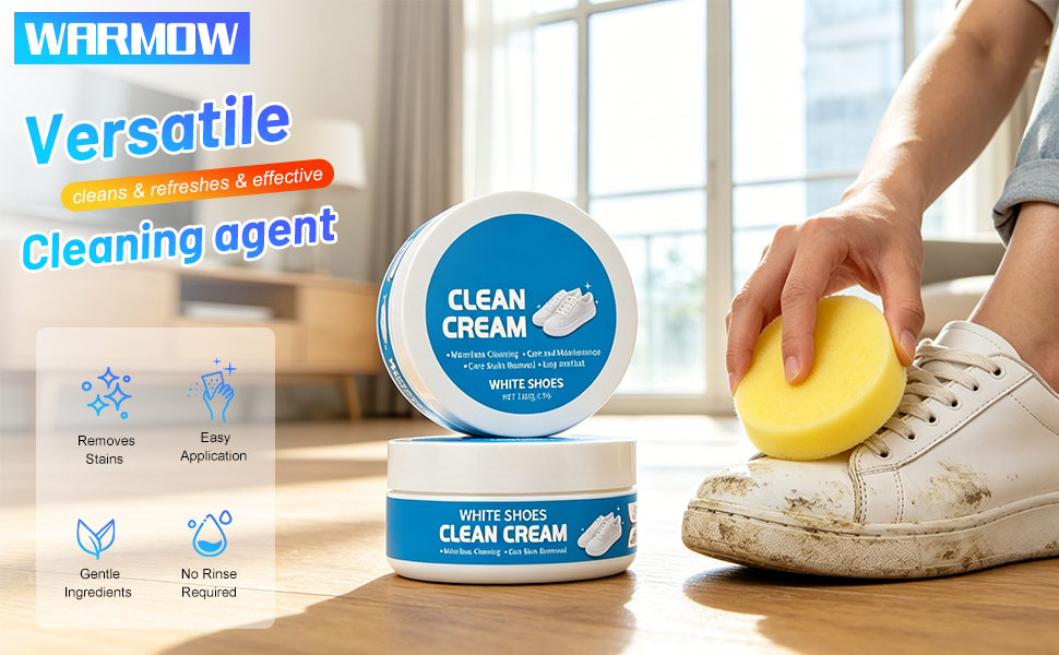 2PCS White Shoe Cleaner Cream