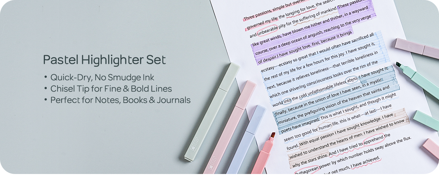 pastel highlighter
