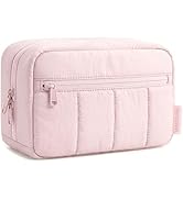 Noozion Makeup Bag Travel Toiletry Bag, Puffy Padded Cosmetic Bag for Women, Makeup Organizer Cas...