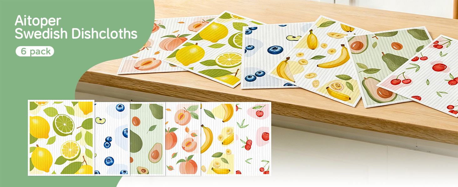 Aitoper Swedish Dishcloths