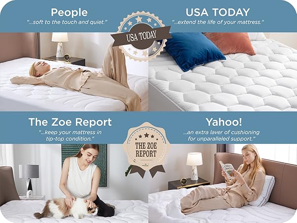 twin xl mattress topper