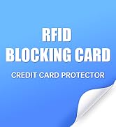 RFID Blocking Card,2 cards can provide unlimited thickness protection for your entire wallet,Cred...
