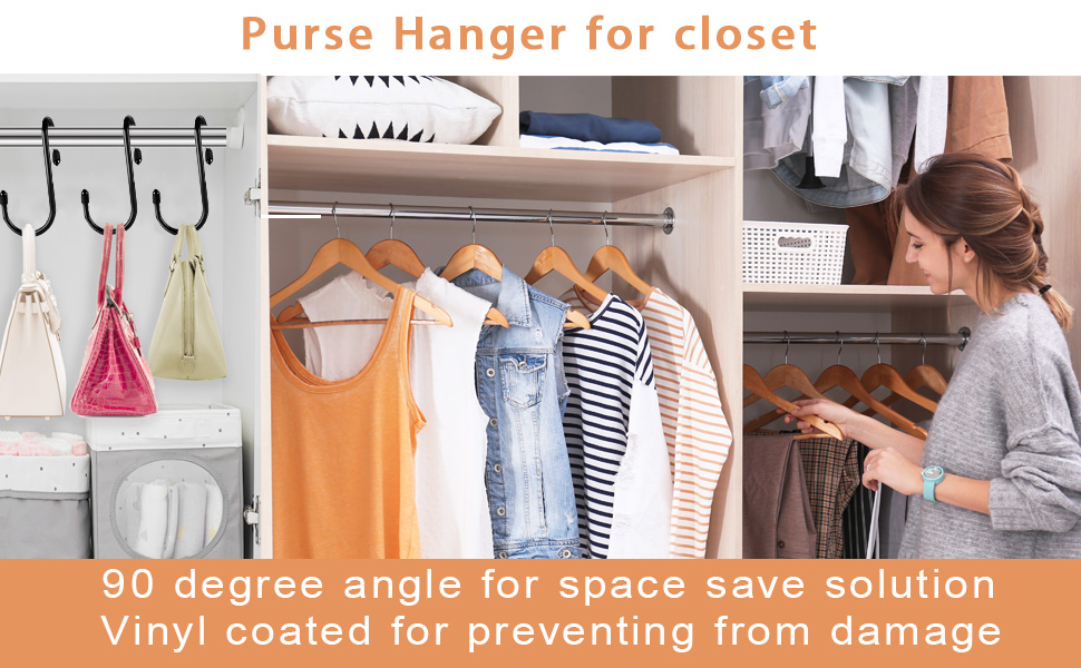 purse hanger for closet