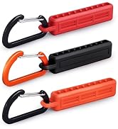 Katerk 3PCS 1/4 Inch Hex Bit Holder, 10 Holes Screwdriver Bit Holder Storage Organizer with Carab...