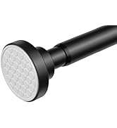 AIZESI Shower Curtian Rod 41-75 Inch Never Rust Non-Slip Spring Tension Curtian Rod 1" Diameter S...