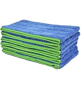 CleanAide All Purpose Mega Microfiber Mop Pads for 24 Inch Plate 6 Pack