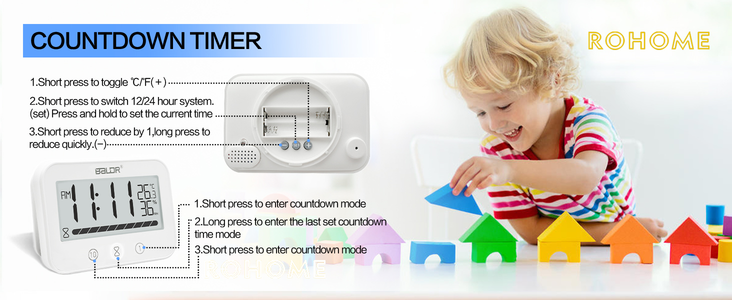 Rohome Timer for Kids