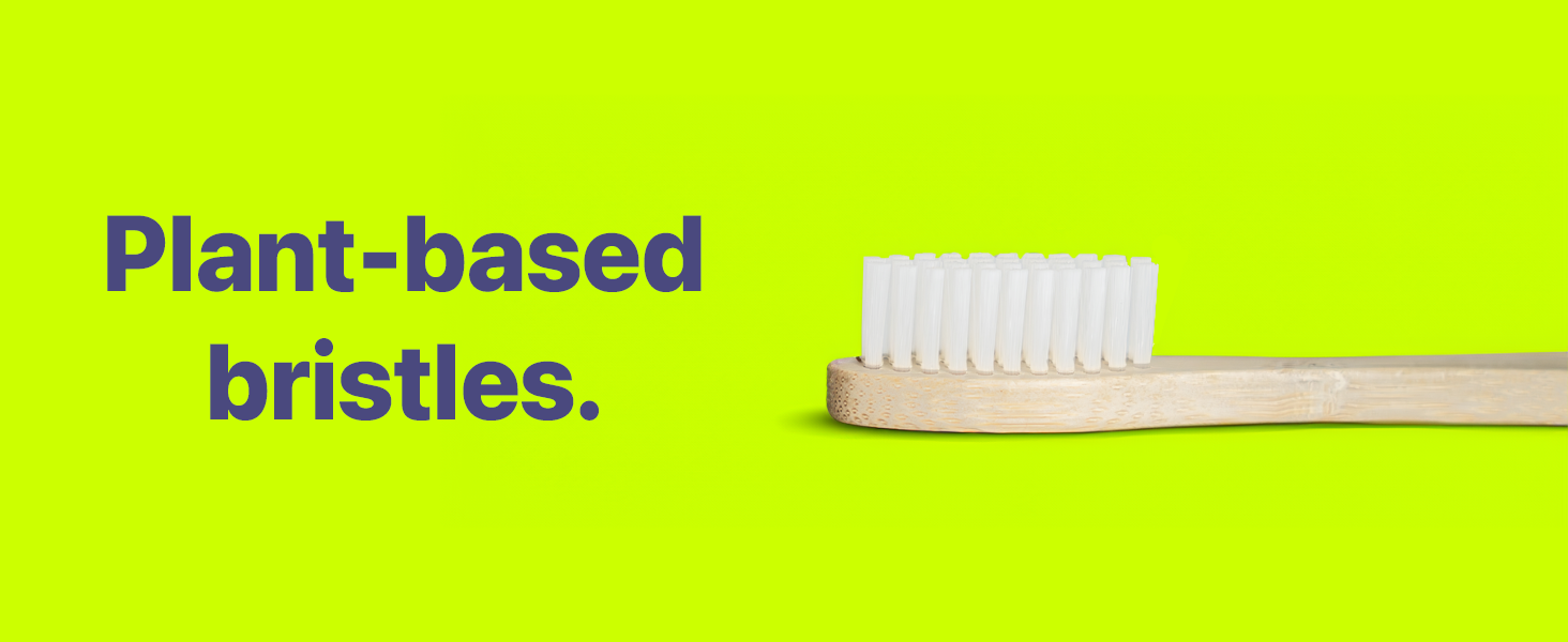 Plant Based Bristle Bamboo Toothbrushes