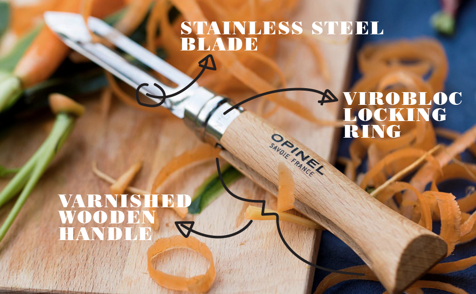 Opinel No 6 Folding Peeler