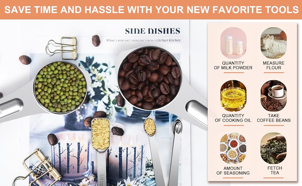 measuring cups and spoons