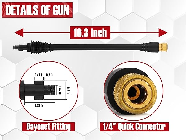 pressure washer gun fittings