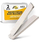 Neodymium Bar Magnets - Rare Earth Magnets Super Strong - N52 Grade (Ndfeb) - 2 Block Magnets in Box