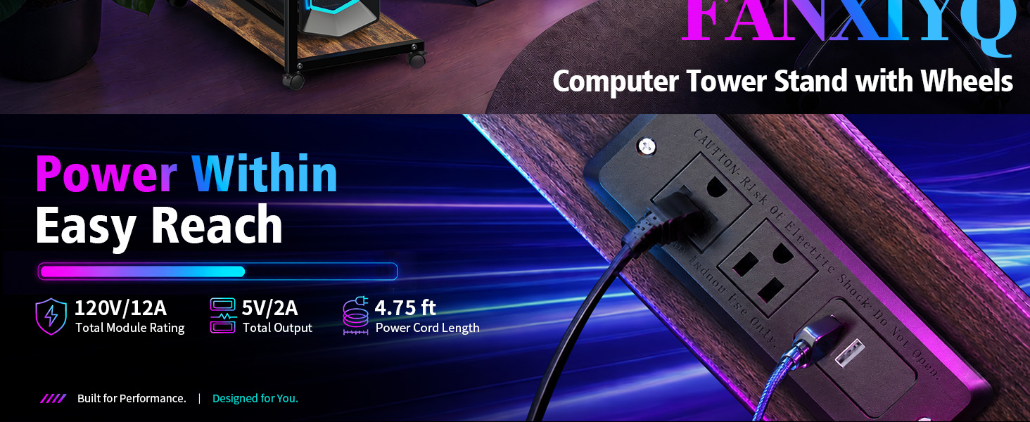 computer stand for floor