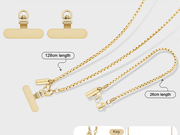 cell phone lanyard, phone chain, phone charm
