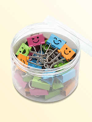 metal paper clips colored