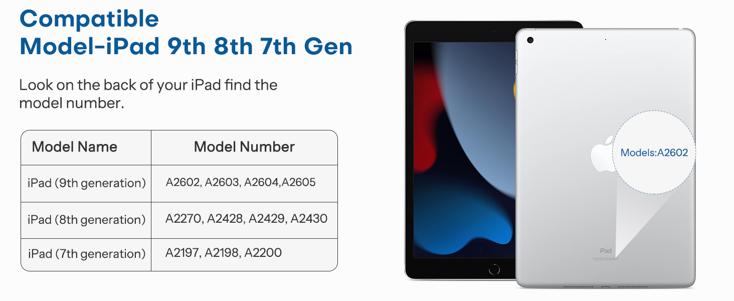 screen protectorcompatible with iPad 9th 8th 7th gen