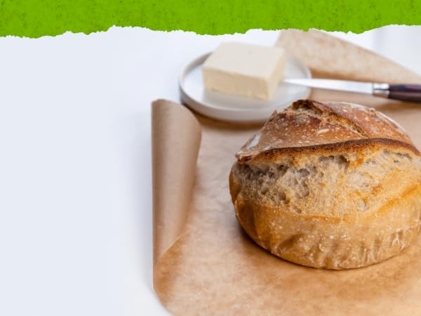 "Unbleached parchment paper, non-stick, baking sheets, oven-safe, food preparation"