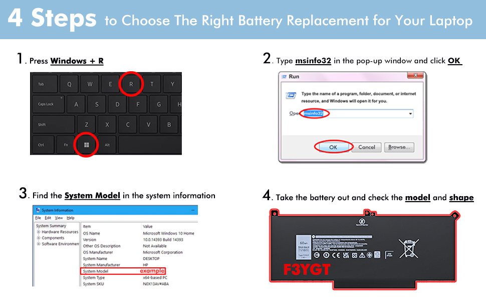 4 steps to teach you how to purchase the right battery replacement