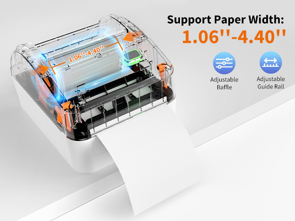 Support Paper Width: 1.06"-4.4"