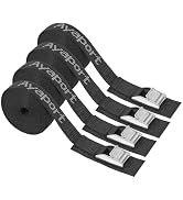 Ayaport Stainless Steel Cam Buckle Tie Down Lashing Straps 2500lbs Break Strength Heavy Duty Car ...