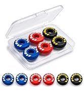 PHX Grove Tire-Shaped Tennis Dampener for Racket, Tennis Racket Vibration Dampener, Rubber Shock ...