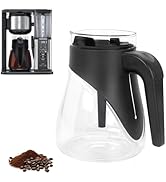 Upgraded Glass Coffee Carafe Replacement Parts, 12 Cup Coffee Pot Compatible with Ninja Coffee Ma...