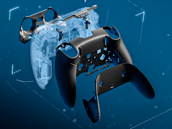 eXtremeRate Beyond-ARC Bottom Shell Kit Compatible with p s 5 Edge Controller