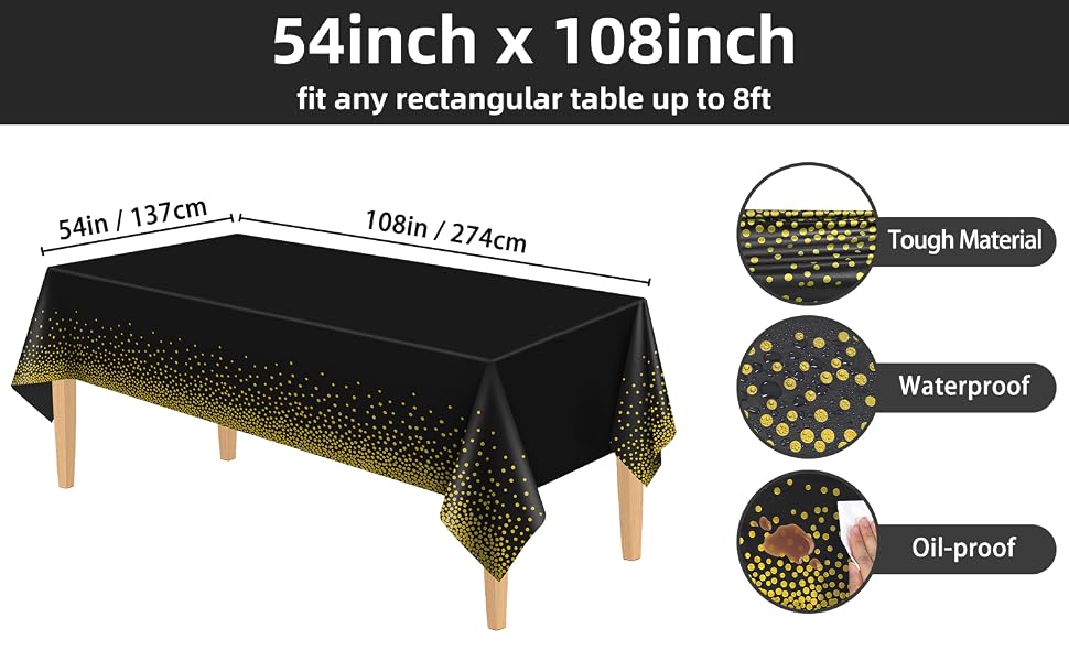 plastic tablecloth