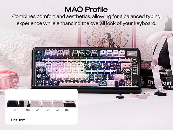 Meow Bow Keycaps