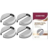 Gobetter Wine Foil Cutter Tool, Premium Stainless Steel Bottle Top Seal Opener & Neck Label Remov...
