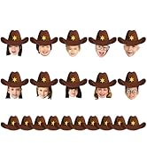 gisgfim 80Pcs Western Cutouts Wild West Cowboy Cowgirl Hat Decorations Bulletin Board Rodeo Party...