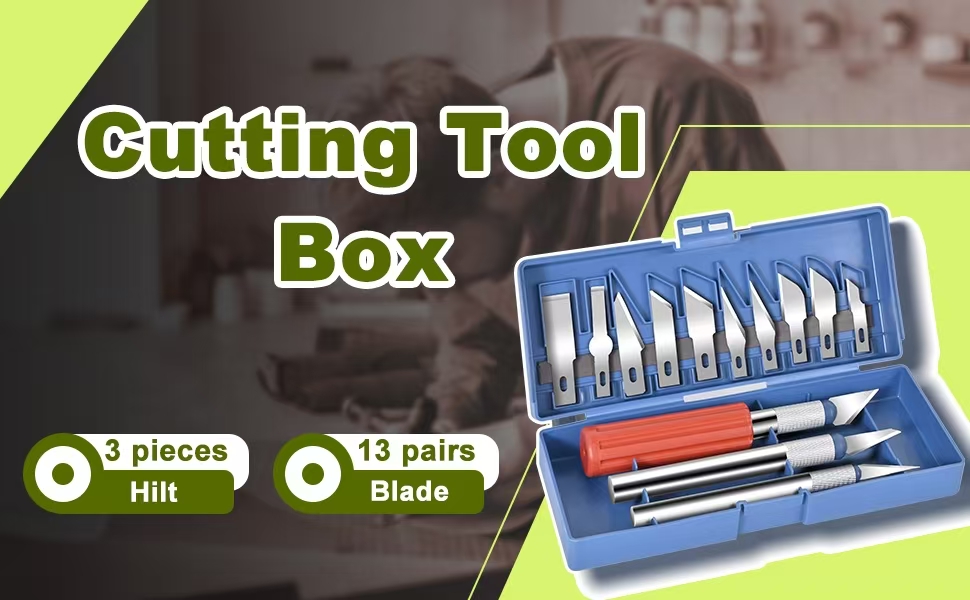 13-piece cutting tool kit