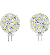 Makergroup 12V G4 LED Bulb 3W Bi-Pin LED Round Wafer Disc Light Bulb 20-30 Watt Equivalent Daylig...