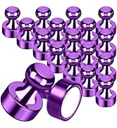 GOOZADA 20Pcs Purple Refrigerator Magnets Cute Fridge Magnets Adults Small Strong Magnet for Whit...