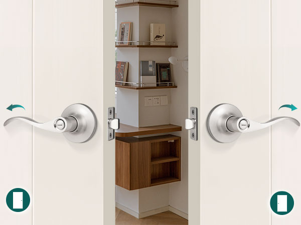 reversible for left and right handed doors