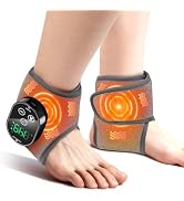 BAISEMAIN 2PCS Foot Renew Massager for Neuropathy - Ankle Heating Pad with Massage, Portable Cord...